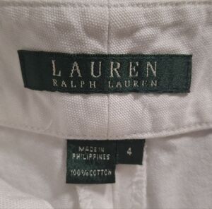 Lauren Ralph Lauren White Cotton Shirt
